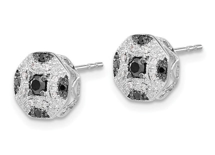 14k White Gold Earrings Style EM5486 - Classique Jewelry Inc.