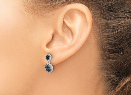 14k White Gold Earrings Style EM5487 - Classique Jewelry Inc.