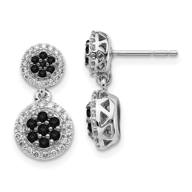 14k White Gold Earrings Style EM5487 - Classique Jewelry Inc.