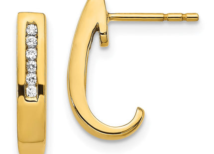 14k Yellow Gold Earrings Style EM5492 - Classique Jewelry Inc.