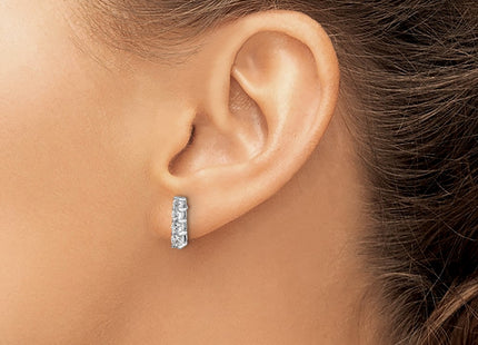 14k White Gold Earrings Style EM5496 - Classique Jewelry Inc.