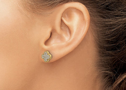 14k Yellow Gold Earrings Style EM5500 - Classique Jewelry Inc.