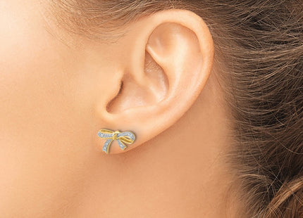 14k Yellow Gold Earrings Style EM5507 - Classique Jewelry Inc.