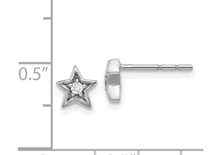 14k White Gold Earrings Style EM5510 - Classique Jewelry Inc.