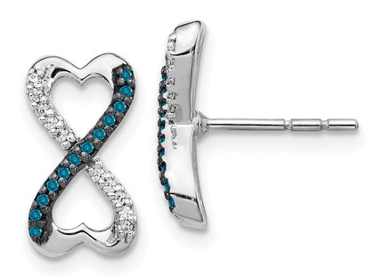 14k White Gold Earrings Style EM5516 - Classique Jewelry Inc.