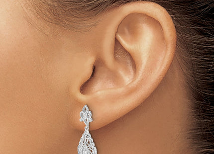 14k White Gold Earrings Style EM5561 - Classique Jewelry Inc.