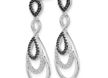 14k White Gold Earrings Style EM5572 - Classique Jewelry Inc.