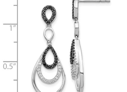 14k White Gold Earrings Style EM5572 - Classique Jewelry Inc.