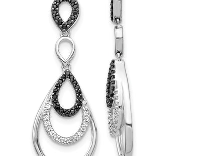 14k White Gold Earrings Style EM5572 - Classique Jewelry Inc.