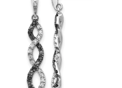 14k White Gold Earrings Style EM5575 - Classique Jewelry Inc.