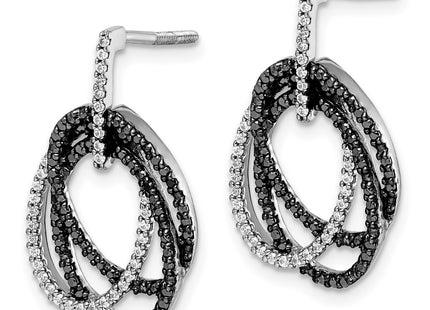 14k White Gold Earrings Style EM5576 - Classique Jewelry Inc.