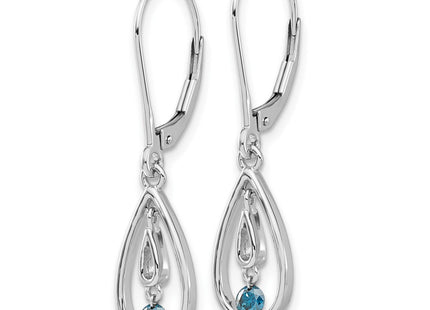 14k White Gold Earrings Style EM5582 - Classique Jewelry Inc.