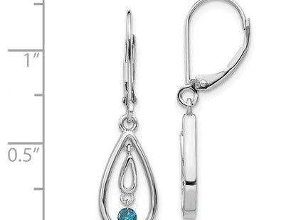 14k White Gold Earrings Style EM5582 - Classique Jewelry Inc.