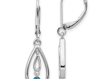 14k White Gold Earrings Style EM5582 - Classique Jewelry Inc.