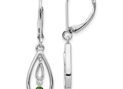 14k White Gold Earrings Style EM5582 - Classique Jewelry Inc.