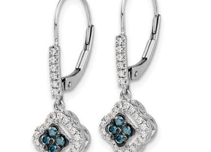 14k White Gold Earrings Style EM5583 - Classique Jewelry Inc.