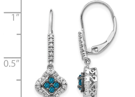 14k White Gold Earrings Style EM5583 - Classique Jewelry Inc.