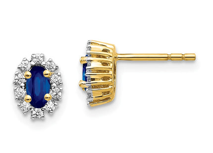 14k Yellow Gold Earrings Style EM5591 - Classique Jewelry Inc.