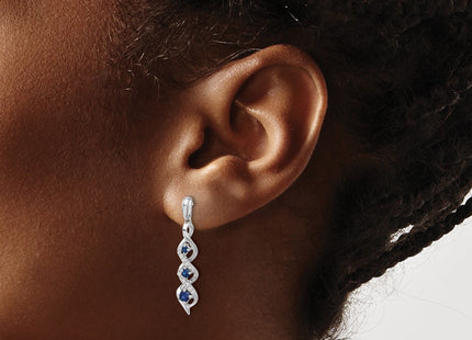 14k White Gold Earrings Style EM5599 - Classique Jewelry Inc.