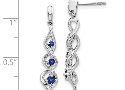 14k White Gold Earrings Style EM5599 - Classique Jewelry Inc.