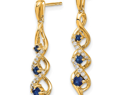 14k Yellow Gold Earrings Style EM5599 - Classique Jewelry Inc.