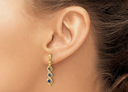 14k Yellow Gold Earrings Style EM5599 - Classique Jewelry Inc.