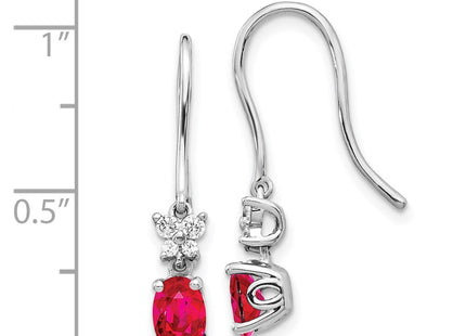 14k White Gold Earrings Style EM5600 - Classique Jewelry Inc.