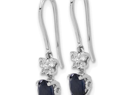 14k White Gold Earrings Style EM5600 - Classique Jewelry Inc.