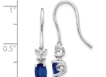 14k White Gold Earrings Style EM5600 - Classique Jewelry Inc.