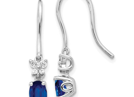 14k White Gold Earrings Style EM5600 - Classique Jewelry Inc.