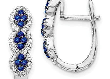 14k White Gold Earrings Style EM5601 - Classique Jewelry Inc.