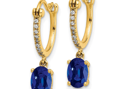 14k Yellow Gold Earrings Style EM5604 - Classique Jewelry Inc.