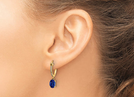 14k Yellow Gold Earrings Style EM5604 - Classique Jewelry Inc.