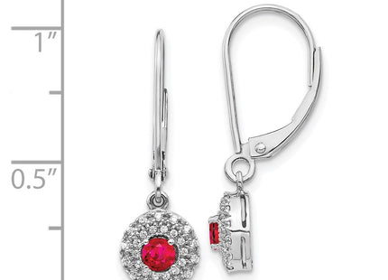 14k White Gold Earrings Style EM5605 - Classique Jewelry Inc.