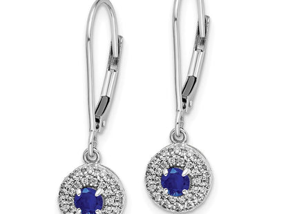 14k White Gold Earrings Style EM5605 - Classique Jewelry Inc.