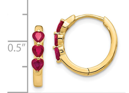 14k Yellow Gold Earrings Style EM5606 - Classique Jewelry Inc.