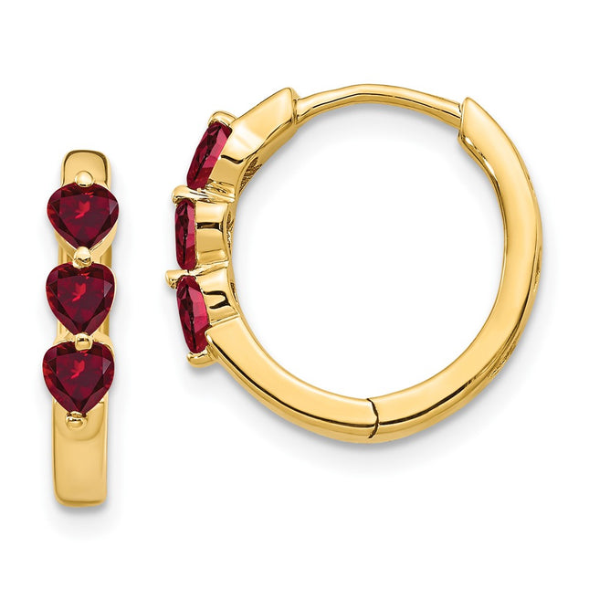 14k Yellow Gold Earrings Style EM5606 - Classique Jewelry Inc.