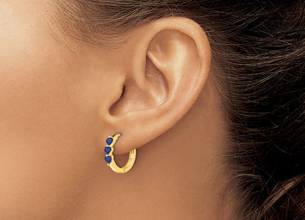 14k Yellow Gold Earrings Style EM5606 - Classique Jewelry Inc.