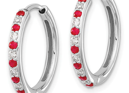 14k White Gold Earrings Style EM5607 - Classique Jewelry Inc.