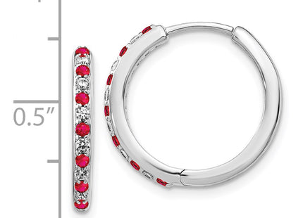 14k White Gold Earrings Style EM5607 - Classique Jewelry Inc.