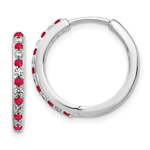 14k White Gold Earrings Style EM5607 - Classique Jewelry Inc.