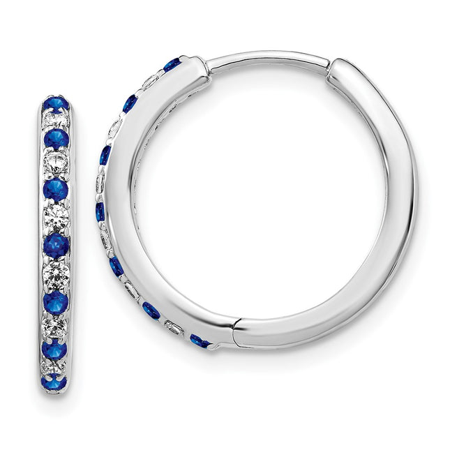 14k White Gold Earrings Style EM5607 - Classique Jewelry Inc.