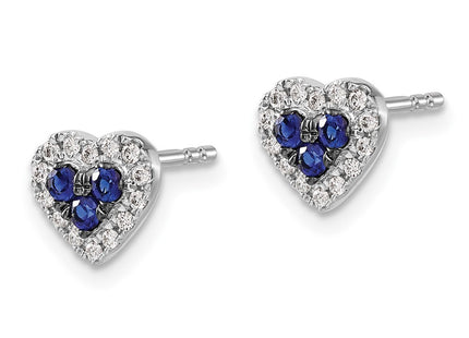 14k White Gold Earrings Style EM5610 - Classique Jewelry Inc.