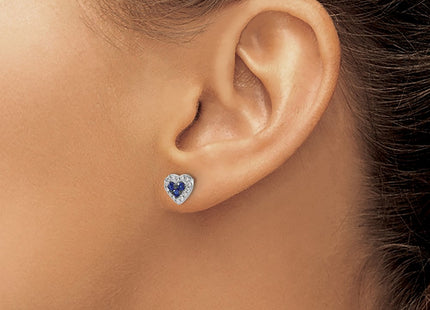 14k White Gold Earrings Style EM5610 - Classique Jewelry Inc.