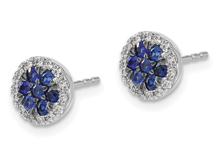 14k White Gold Earrings Style EM5612 - Classique Jewelry Inc.