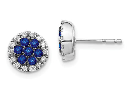 14k White Gold Earrings Style EM5612 - Classique Jewelry Inc.