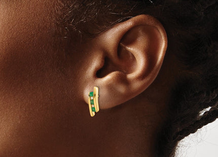14k Yellow Gold Earrings Style EM5614 - Classique Jewelry Inc.