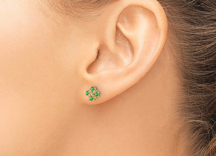 14k Yellow Gold Earrings Style EM5616 - Classique Jewelry Inc.