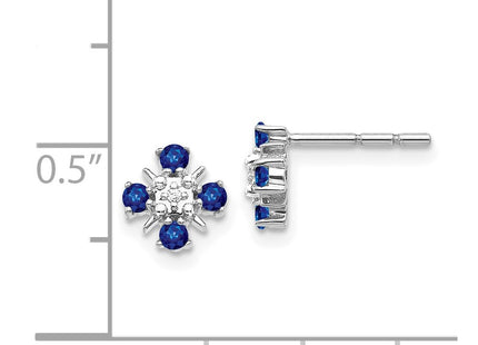 14k White Gold Earrings Style EM5616 - Classique Jewelry Inc.