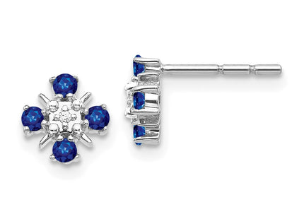 14k White Gold Earrings Style EM5616 - Classique Jewelry Inc.